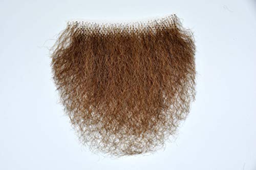 MakupArtist Pubic Toupee Merkin Human Hair Very Small Unisex in 4 Colors High Density 1.08 grams Brunette