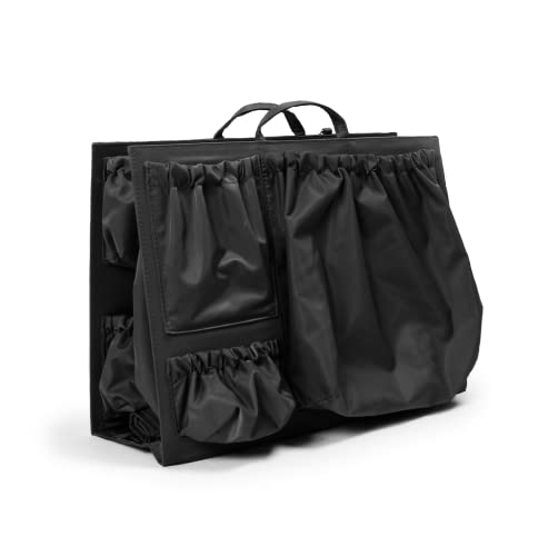 ToteSavvy  Original Tote Organizer (14x10x4)  11 Pockets for Changing Bag, Handbag, Backpack  Removable Insert  Stylish Divider Caddy for Essentials (Original, Black)