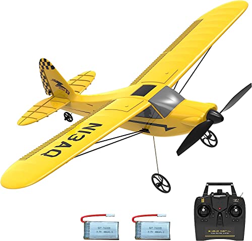 VOLANTEXRC RC Plane 3CH Remote Control Airplane Ready to Fly Sport Cub S2 Radio Controlled Aircraft for Beginners with Xpilot Stabilization System Easy to Fly (761-14 RTF)