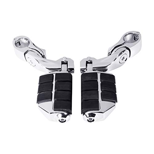TCMT Highway Pegs Fit ForHarley Touring Road King Street Glide Road Glide Electra Glide Softail Sportster Dyna with 1.25" Engine Guards