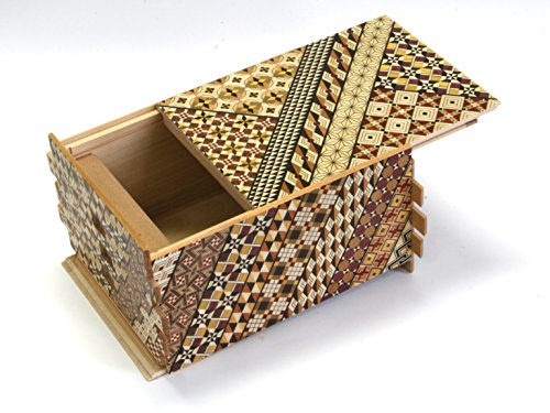 Japanese Puzzle Box 72steps with Secret Compartment Koyosegi