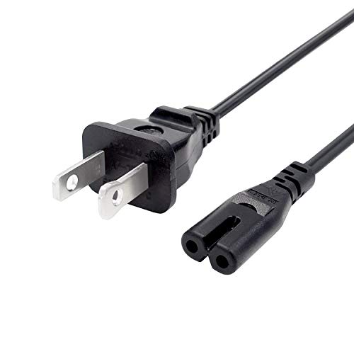 UL Listed Power Cord for Samsung UN40 UN43 UN48 UN49 UN50 UN55 UN60 UN65 UN70 UN75 UN78 Series 4k Smart TV P/N 3903-000599 3903-000853 3903-001117 Replacement 8ft AC Power Cord Cable