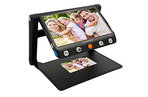 CloverBook LITE 12.5FHD Touchscreen, Foldable Video Magnifier for Low Vision