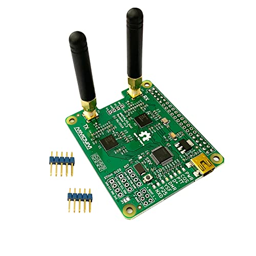 GOOZEEZOO MMDVM Duplex Hotspot Module Dual Hat V1.3 Support P25 DMR YSF NXDN DMR Slot 1 + Slot 2 for Raspberry pi with USB Port (Without OLED)