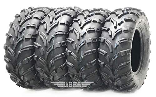 Set 4 ATV Tires 25x10-12 & 25x11-12 Compatible for 10-13 Polaris Ranger 500 HO/CREW/EFI