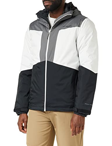 Columbia Men's Wallowa Park Interchange Jacket, Black/City Grey/White, Medium