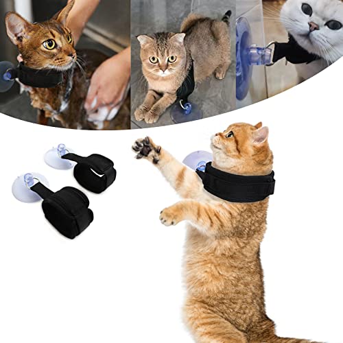 AWAHITAWA 2Pack Cat Bathing Bag, Cat Restraint for Nail Clipping, Adjustable Multifunctional Breathable Restraint Shower, Cat Holder for Grooming Supplies, Cat Owner Must Haves