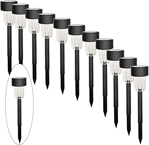 MAGGIFT 12 Pcs Solar Pathway Lights Solar Garden Lights Outdoor Solar Landscape Lights for Lawn, Patio, Yard, Walkway, Deck, Driveway and Garden