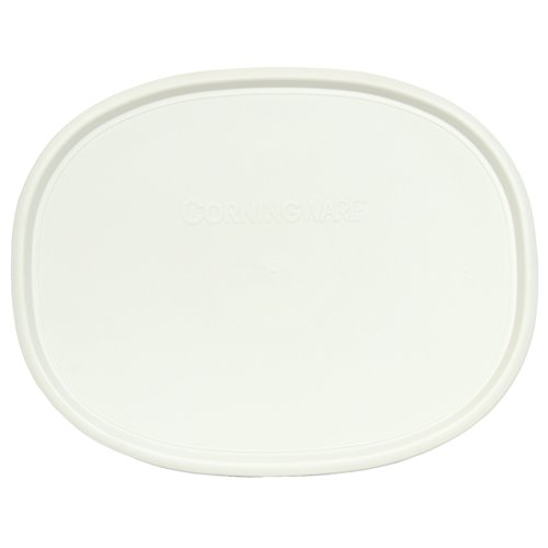 Corningware F-2-PC Oval French White 2.5qt 1.5qt Lid