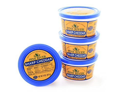 Sharp Cheddar Cheese Spread 8 Ounce (Pack of 4)