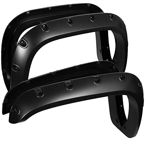 Carpartsinnovate For 94-01 Dodge Ram 1500 2500 3500 Smooth Factory Pocket Style Fender Flares