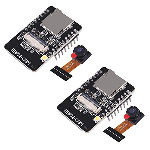 ACEIRMC 2pcs ESP32-CAM WiFi Bluetooth Camera Module Development Board ESP32 with Camera Module OV2640 2MP for Arduino (2pcs)