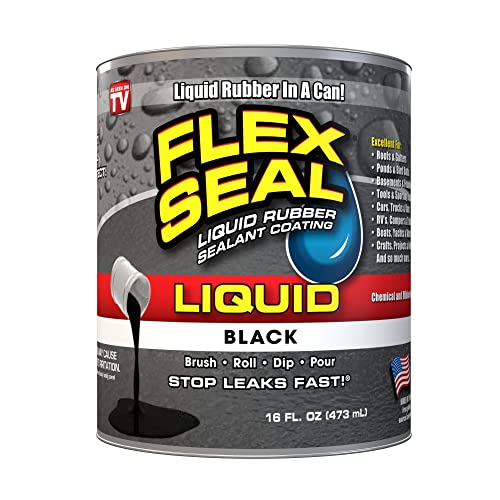 Flex Seal Liquid Rubber in a Can, 16-oz, Black