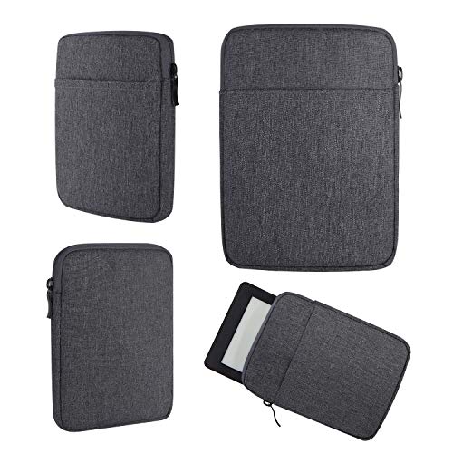 E-Reader Sleeve Case Bag for 6 inch eBook Reader Tablet Protective Cover Pouch (Dark Gray)