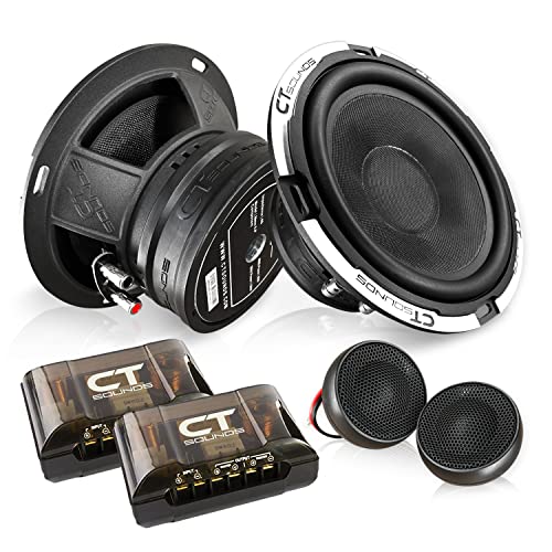 CT Sounds Meso 6.5 320 Watt 2-Way Premium Component Car Speaker Set