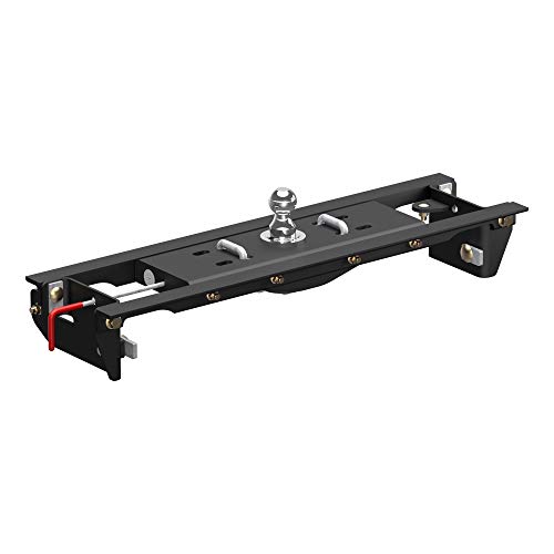 CURT 60683 Double Lock EZr Gooseneck Hitch, 2-5/16-In. Flip-Over Ball 30K, Fits Select Ford F-250, F-350 Super Duty, Black