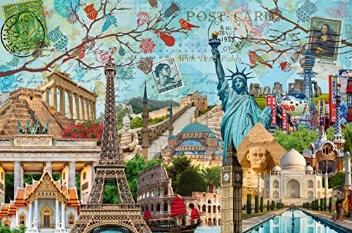 Ravensburger Big Cities Collage 5000 Piece Jigsaw Puzzle for Adults - 17118 - Every Piece is Unique, Softclick Technology Means Pieces Fit Together Perfectly 60 x 40 inches