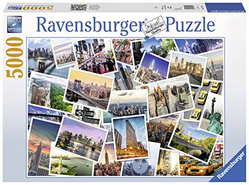 Ravensburger New York 5000 Piece Jigsaw Puzzles for Adults and Kids Age 12 Years Up - United States & Yellow Taxi