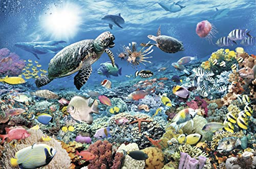 Ravensburger Beneath The Sea 5000 Piece Jigsaw Puzzle for Adults  Softclick Technology Means Pieces Fit Together Perfectly