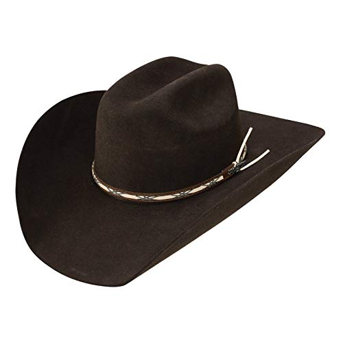RESISTOL Men's Amarillo Sky Cowboy Hat, Chocolate - 6 3/4