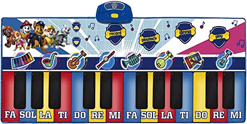 First Act Paw Patrol Giant Musical Piano Mat - 70-Inch, 24 Keys, Make Real Music - Record, Playback, Volume Control - Musical Instruments for Toddlers and Kids - Amazon Exclusive