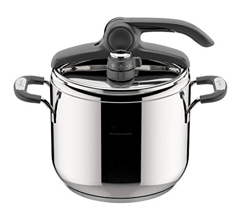 Lagostina Briosa Lagoeasy'Up Pressure Cooker 7 Litres Stainless Steel 18/12