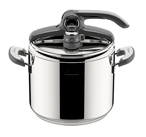 Lagostina Novia Vitamin Lagoeasy'Up Pressure Cooker 7 Litres Stainless Steel 18/28