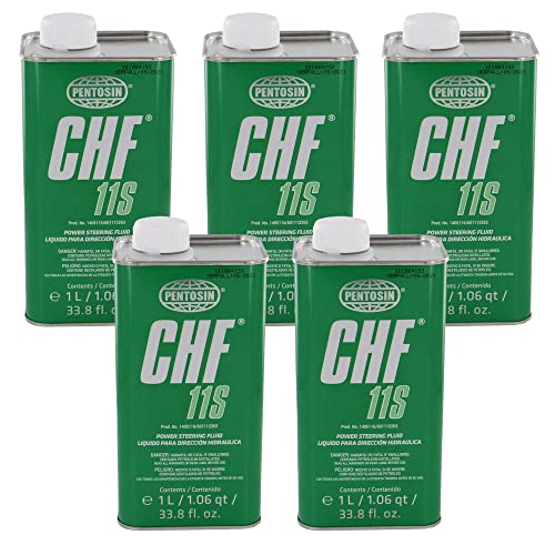 Pentosin CHF 11S (5 x 1L Bottles) Power Steering Hydraulic System Synthetic Oil