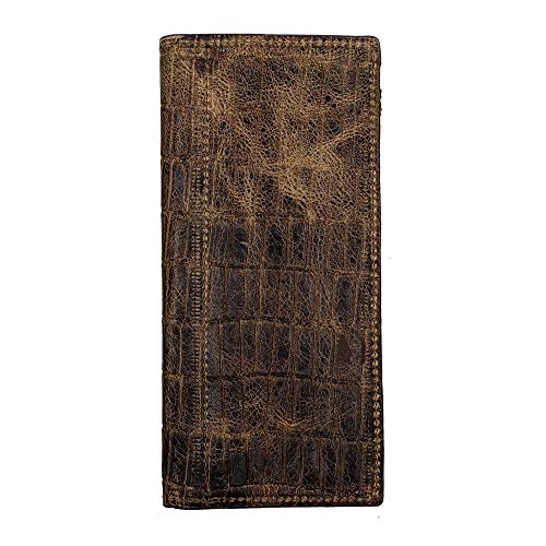 Twisted X Rodeo Embossed Leather Wallet (Crocodile)