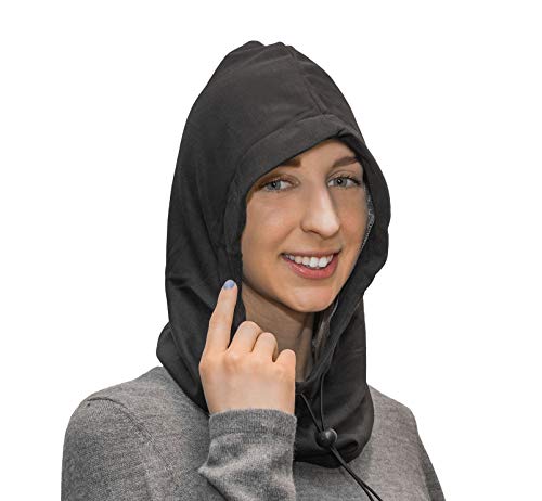 Halsa EMF Hat, Faraday Hood. EMF Blocking, Anti-Radiation Silver Fabric. 99% EMF Reduction. Shields 5G, 4G, Cellular, WiFi, Bluetooth, Smart Meters. Adjustable. One Size Fits All EMF Headwear