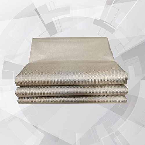 Faraday Fabric Faraday Cage Military Grade Conductive Material for Fabric Protection EMP & Signal Blocking from Cellular Signal, WiFi, Bluetooth, GPS, Shields RF Signals 44"X108"(3 Yards)