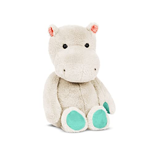 B. Toys by Battat Plush Hippo  Stuffed Animal  Soft & Gray Hippopotamus Toy  Washable Toys for Baby, Toddler, Kids  Happyhues  Gerry Grey  0 Months +,BX2079Z