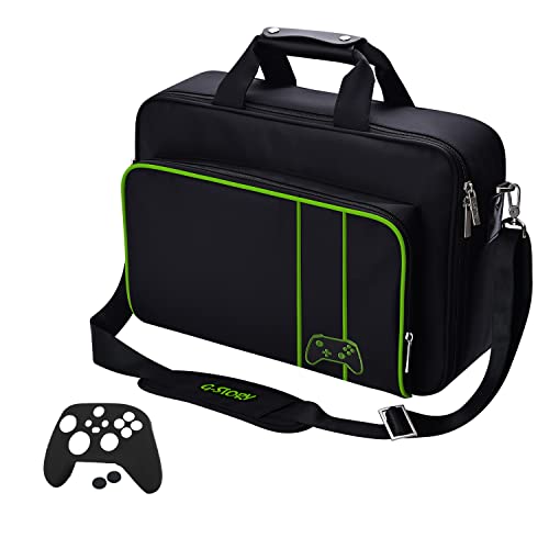 G-STORY Case Storage Bag for Xbox Series S Console integrate 15.6" monitor Carrying Case, Travel Bag for Xbox Controllers Xbox Games and Gaming Accessories