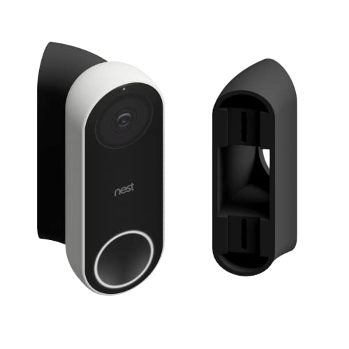 Mars Outpost | Nest Doorbell Corner Mount for Google Nest Hello Video Doorbell 1st Generation - Wired | Wedge | Bracket