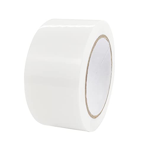 EDSRDRUS Construction Seaming Tape, 1 Roll, 1.9Inch x 165ft Durable, Impermeable, UV Resistance Construction Masking Tape, Epoxy Resin Tape, Sheathing Tape for House Wrap, Joints & Epoxy Resin (White)