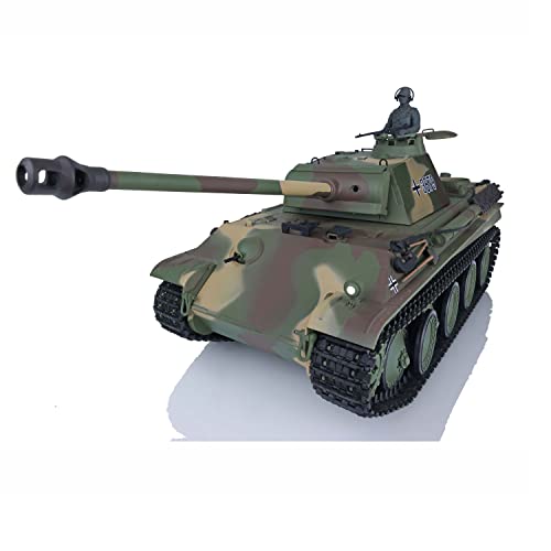1/16 Scale Henglong Tk7.0 German Panther G RTR Rc Tank Model 3879 Ir Bb Airsoft Smoke Sound Effect