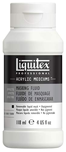 LIQUITEX Acrylic Masking Fluid Medium 118ML, Transparent