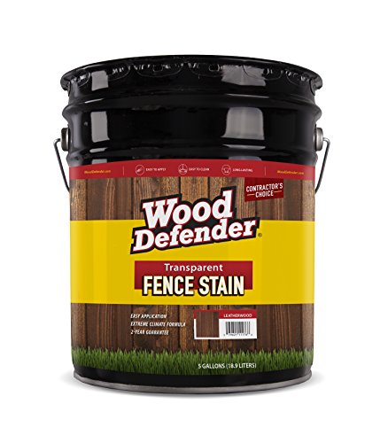 Wood Defender Transparent Fence Stain Clear Glow 5-Gallon