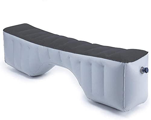 QLZDGH Auto Inflatable Car Travel Mattress Back Seat Gap Pad Air Bed Cushion Camping Air Couch (Light Grey)