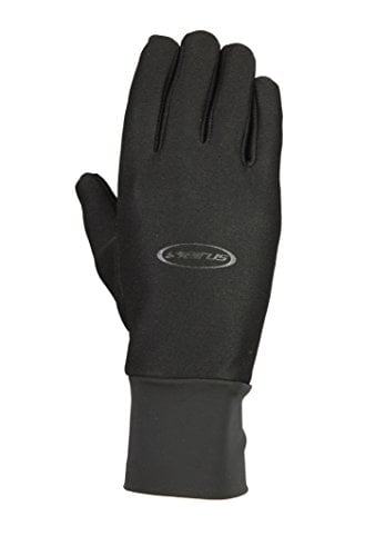 Serius Innovation 1431 Womens Ladies Hyperlite All Weather Polartec Ultra-Thin Weatherproof Glove, Black, Medium/Large