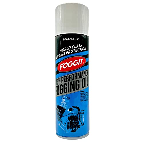 FOGGIT High Performance Fogging Oil Cylinder Lube, 12 Oz Can - Engine Protection for Rust, Corrosion, and Seasonal or Long-Term Storage - For All 2-Cycle, 4-Cycle Carbureted and Fuel-Injected Engines