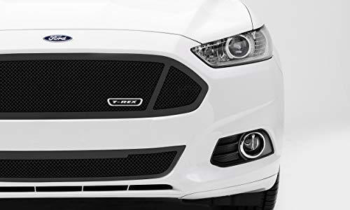 T-Rex Grilles 2013-2015 Ford Fusion Upper Class Series Main Grille, Black, 1 Pc, Replacement, 3 Window Design - PN #51531