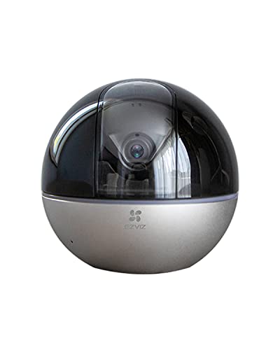 EZVIZ 4MP Indoor Camera PTZ with AI Human Detection, 2K Pan Tilt Security, Baby/Pet Monitor, Night Vision, 4X Auto-Zoom, Motion Tracking | C6W