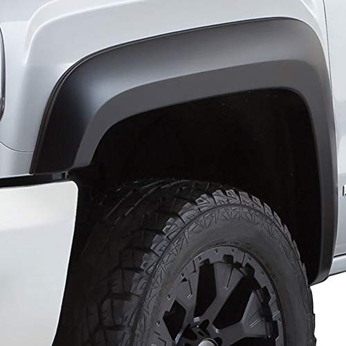 Bushwacker Extend-A-Fender Extended Front & Rear Fender Flares | 4-Piece Set, Black, Smooth Finish | 31911-11 | Fits 1995-2004 Toyota Tacoma 4WD w/ 6.2' Bed