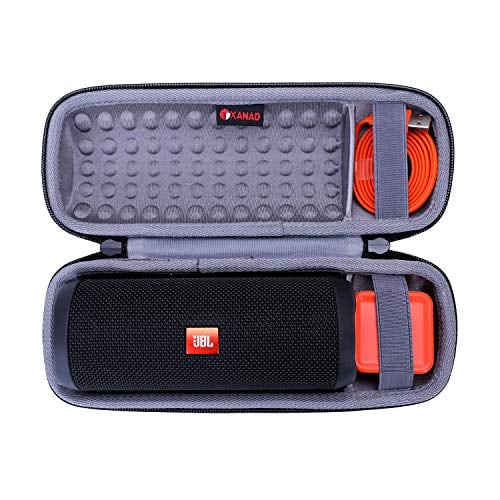 XANAD Case for JBL Flip 4/3 or Sonos Roam Waterproof Portable Bluetooth Speaker Speaker Hard Storage Carrying Protective Bag Grey