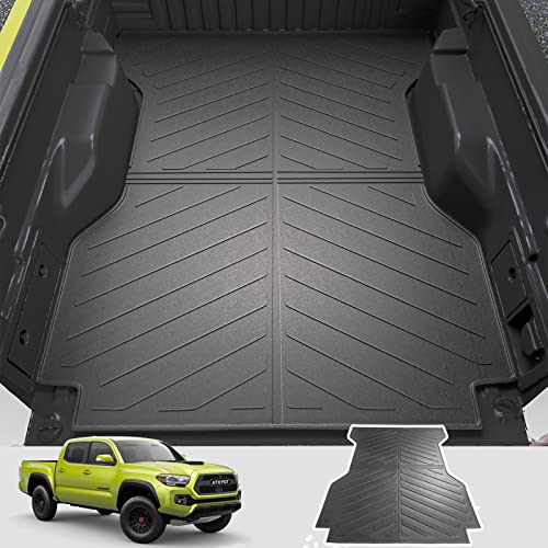 xipoqix Bed Mat Compatible with 2005-2023 Toyota Tacoma Truck Bed Mat 6Ft TPE Bed Liner Replacement for 2005-2023 Toyota Tacoma Accessories (6Ft Bed Mat)