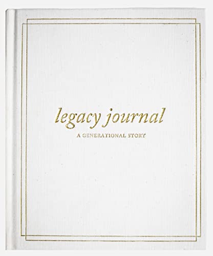 DUNCAN & STONE PAPER CO. Grandparents Legacy Journal (Ivory, 85 Pages) - Memory Journal for Grandparents & Parents - Grandma Scrapbook Album - Ideal Gifts for Mother's Day