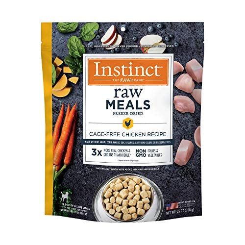 Instinct Freeze Dried Raw Meals Grain Free Recipe Dog Food,Chicken,27 Ounces