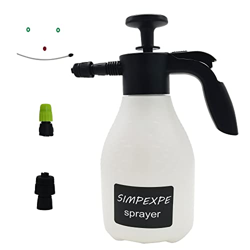 SIMPEXPE Foam Sprayer, Hand Pressure Pump Sprayer for for Home, Garden and Car Detailing & Washing