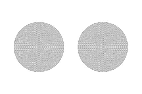 Sonos In-Ceiling Speakers - Pair of Architectural Speakers by Sonance for Ambient Listening (Renewed)